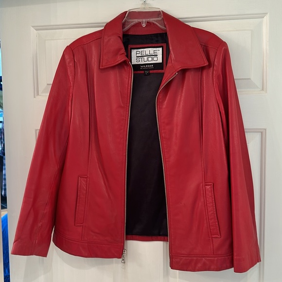 Pelle Studio Wilson’s red leather jacket. Beautiful condition. - Picture 2 of 9